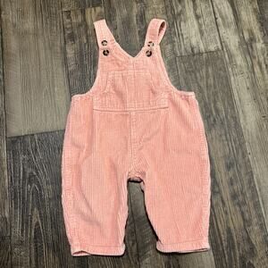 Vintage Wide Wale Girls Overalls Bibs 12 Months Talbots Kids Baby